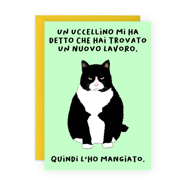 HAI TROVATO UN NUOVO LAVORO Funny Leaving Card for Him, Her for wholesale by Central 23 Cards