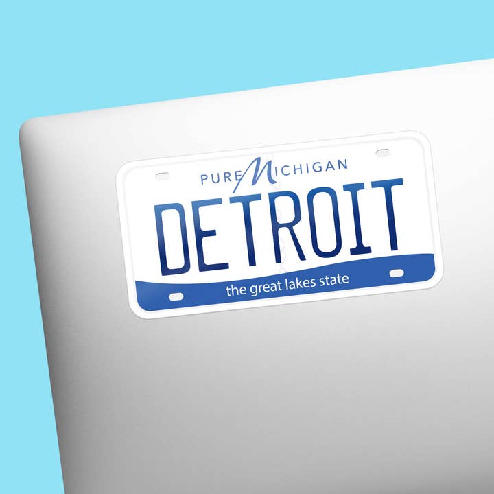 Sentinel Supply - Wholesale Sticker - Michigan License Plate Bumper Stickers - Custom MI Decals