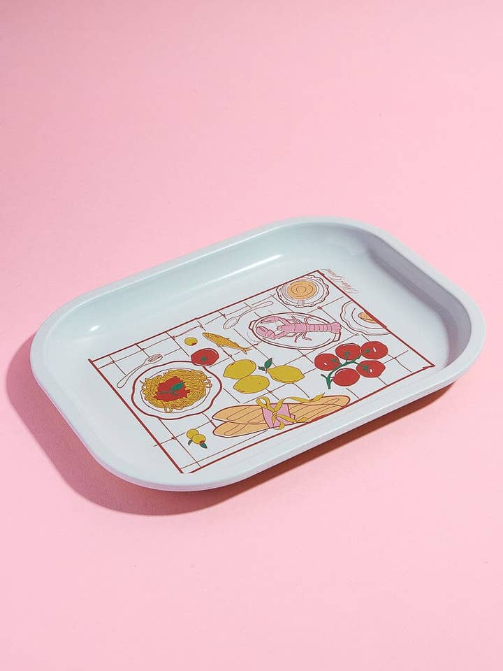Nourish Your Soul Rolling Tray for wholesale by Mure and Grand
