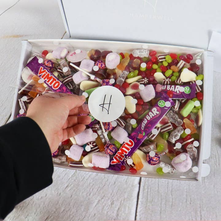 HamperWell – wholesale Gift box – Vimto Pick N Mix Sweets Letterbox Gift Hamper1
