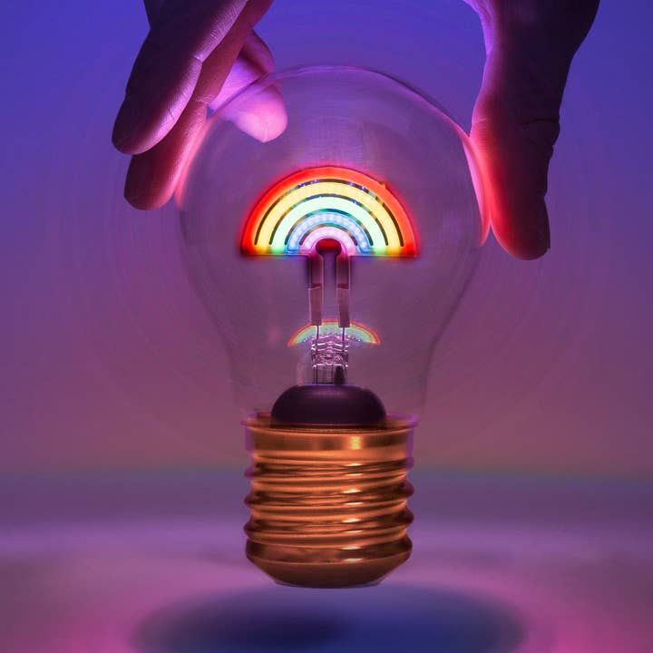 Draadloze regenbooglamp - regenboogvormig filament voor wholesale door Luckies of London