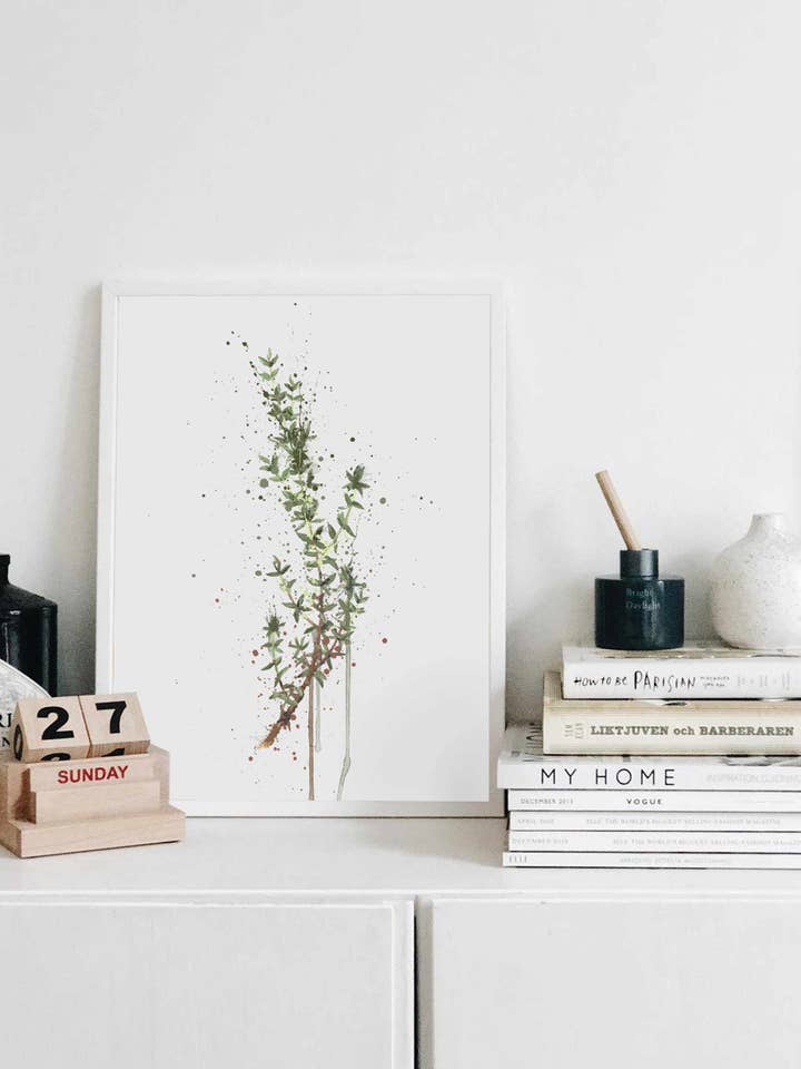 Herb Wall Art Print 'Tijm' voor wholesale door We Love Prints