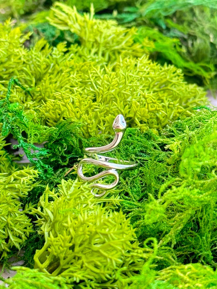 Snake Ring - Adjustable, Gold, Edgy, Cute, Jewelry for wholesale by Golden Hour Designs