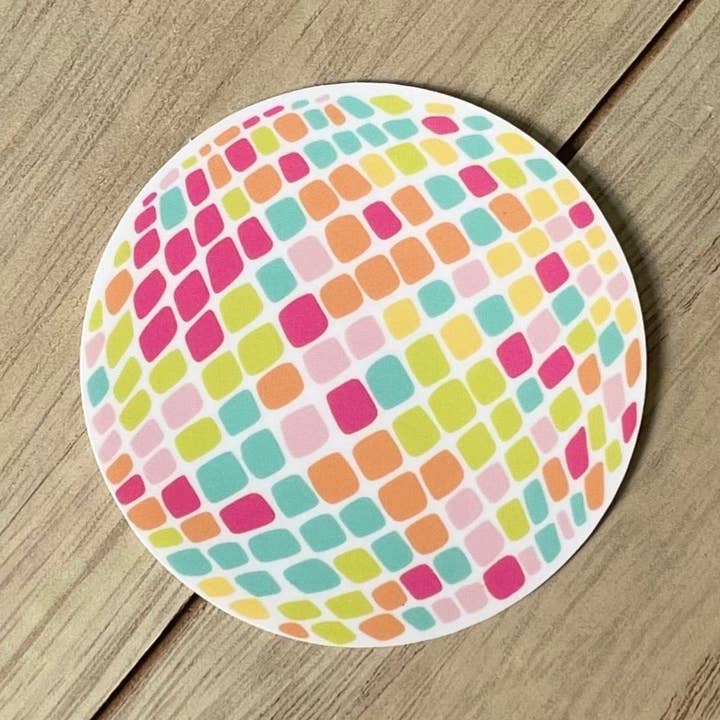 Disco Ball Sticker for wholesale by Created to Heal