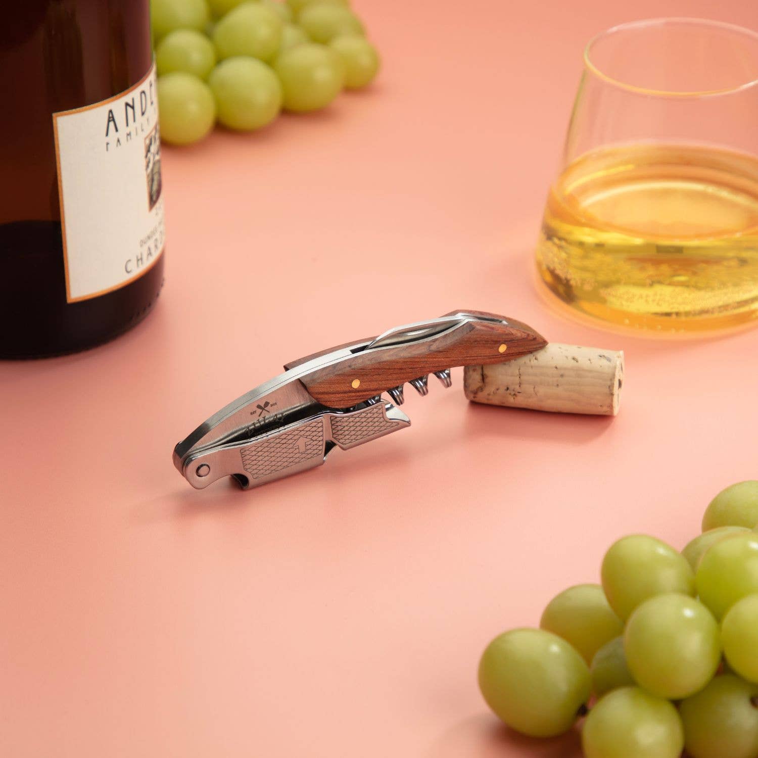Zulay Kitchen - Wholesale Bottle/Wine Opener - 3-in-1 Waiter Corkscrew Wine Bottle Opener3