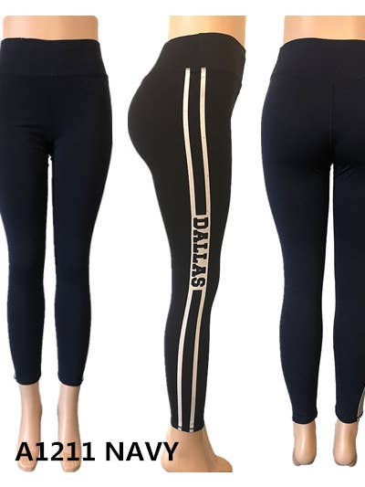 SSImport - Wholesale Athletic/Lounge Leggings - Women's - DALLAS SPORTS YOGA LEGGINGS BIKERS MIXED SIZES 12PCS/PACK1