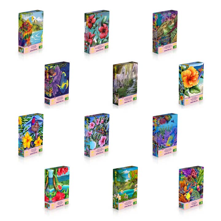 Lot de 12 casse-têtes Variety de 300 pièces pour la vente par Wuundentoy