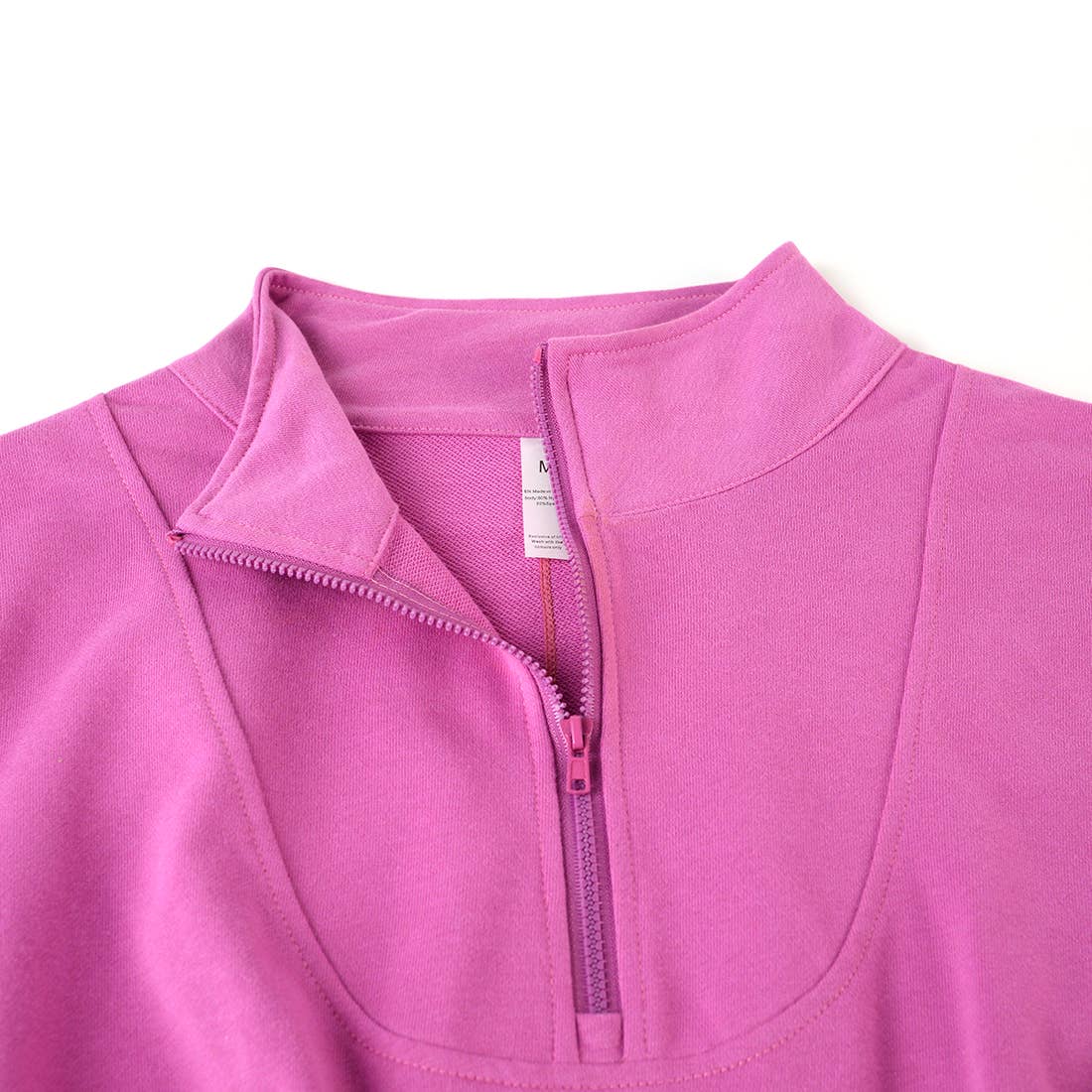 Sodalemon - Wholesale Athletic Jacket - Women's - Women Fitness Hoodie Half Zipper Drawstring Sport Jacket9