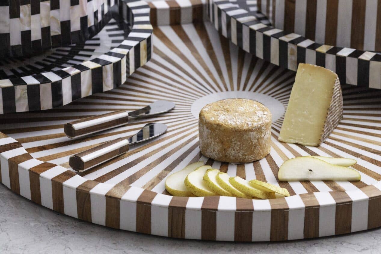 Be Home US - Wholesale Decorative Tray - Lyra Inlay Tray, Large2