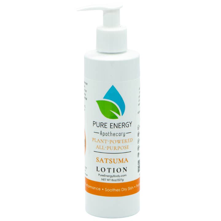 Natural All Purpose Lotion 8 oz (Satsuma) for wholesale by Pure Energy Apothecary
