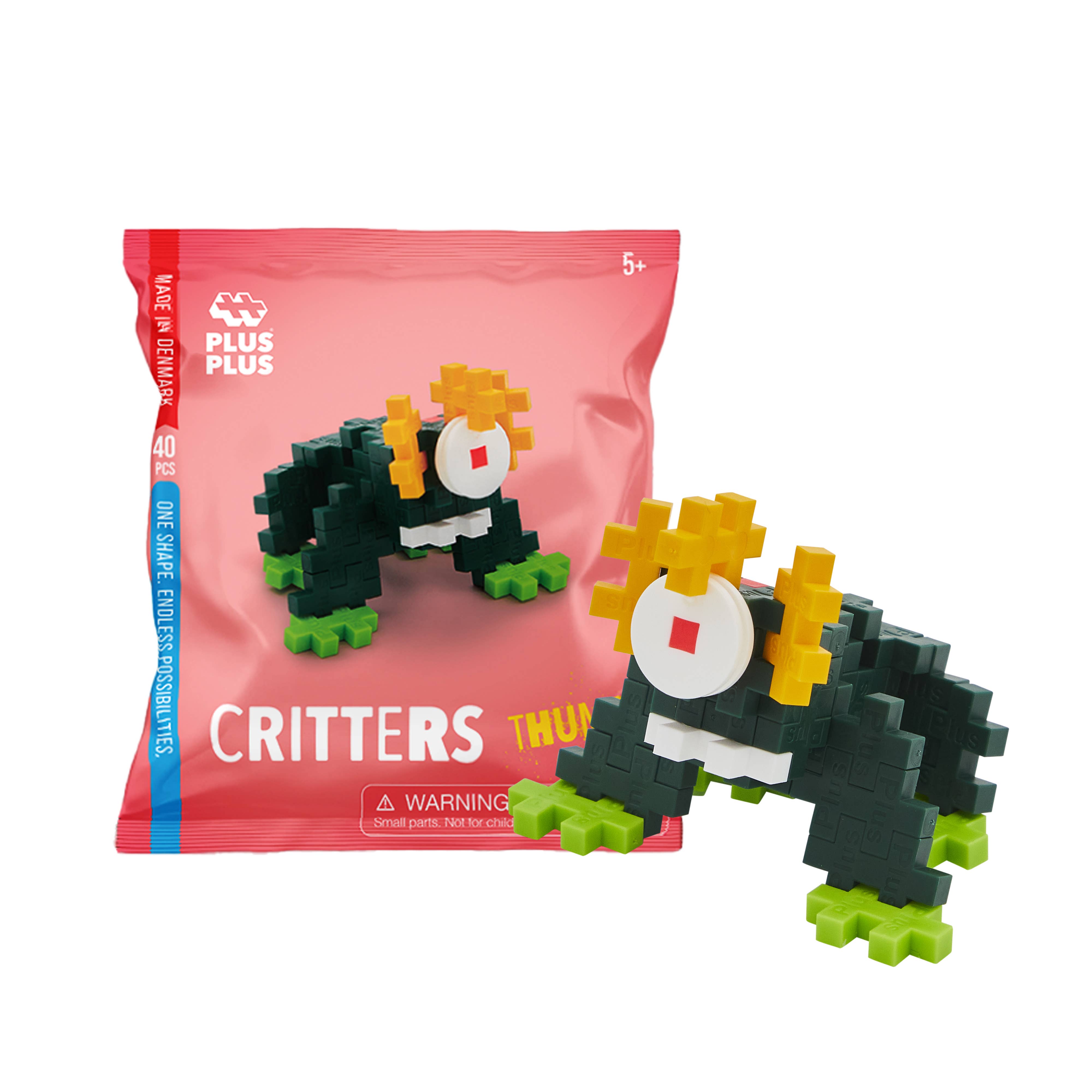 Plus-Plus USA - Vente Kit de construction de jouet – enfant - Présentoir 48 pièces Critters1