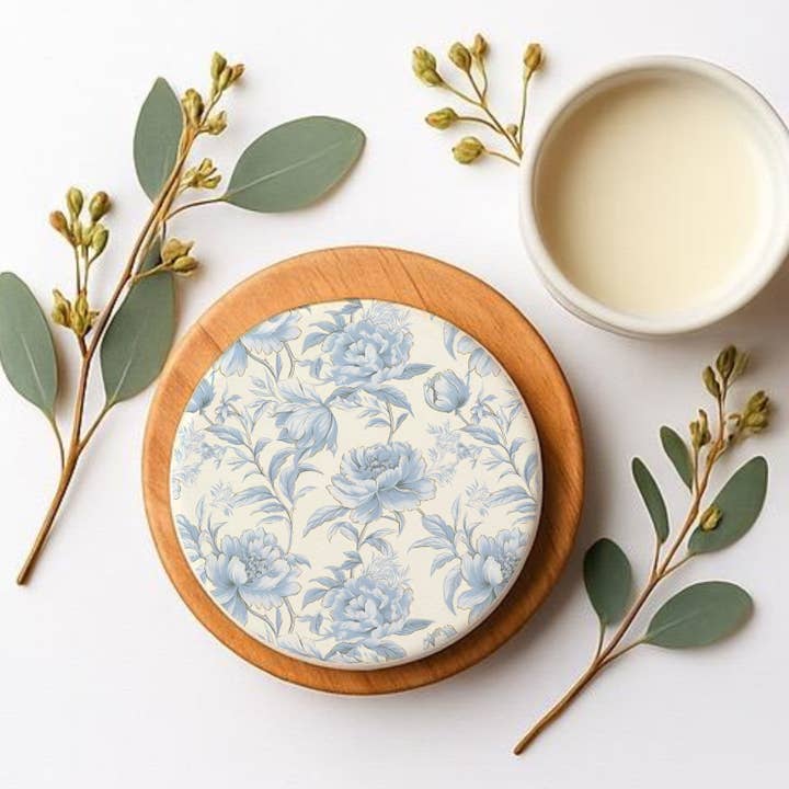 Gia Roma - Wholesale Decorative Tabletop Object - Blue Country Coaster Elegant Grandmillennial Blue Home Decor21