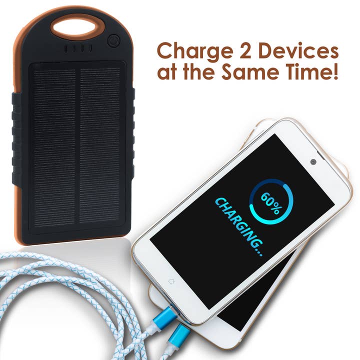 Cloudz - Wholesale Portable Charger - Celltronix MCX 12,000 mAh Solar & Cable Portable Charger