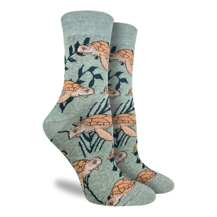 Good Luck Sock - Wholesale Socks - Women's - Women's Sea Turtle Socks