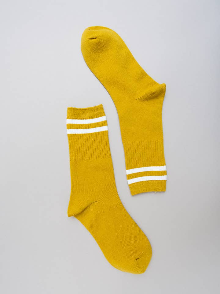 Leto Accessories - Wholesale Socks - Women's - Retro Stripe Wool Blend Socks3