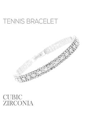 CZ Tennis Bracelet for wholesale by Accessorize Me