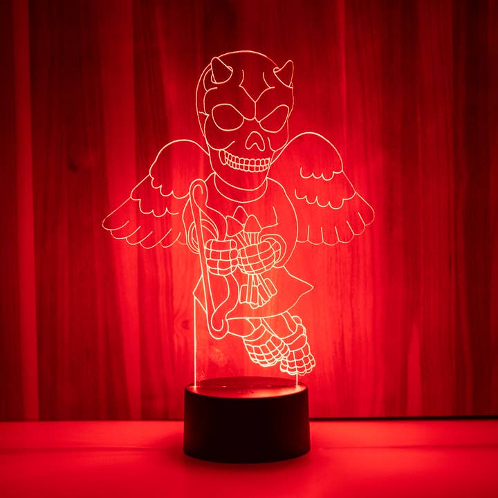 Hjerteløs Amor Akryl Lampe for engroshandel hos Horrornaments