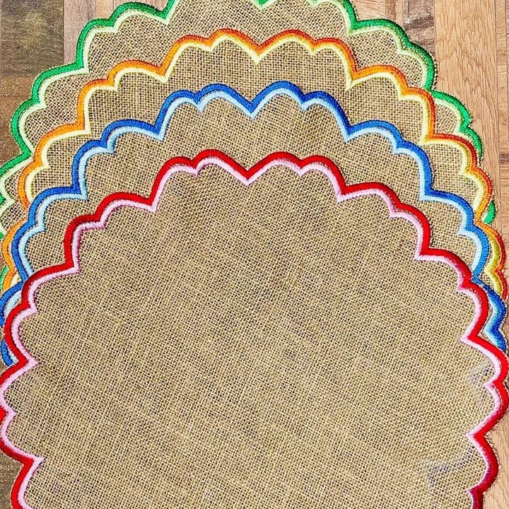 Klatso - Wholesale Placemat - Margarita Colored Rim Placemat