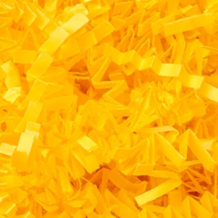 Just Jubilant LLC - Wholesale Tissue Paper - Yellow Crinkle Paper Shred