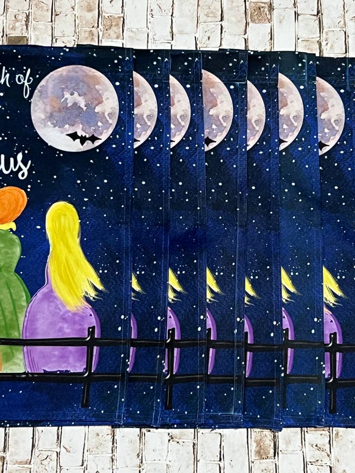 WITCHES HALLOWEEN GARDEN FLAG for wholesale by A Deane Dream