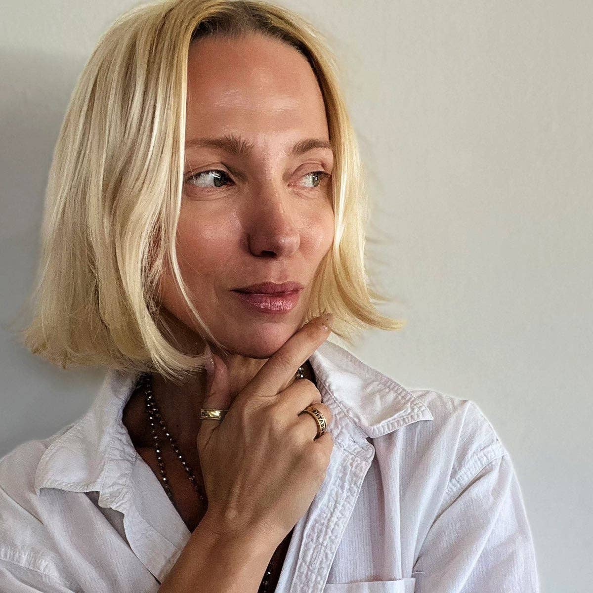 Katia Designs - Wholesale Band/gestapelde ring - Gewoon Ademhalen Herinner Verstelbare Ring8