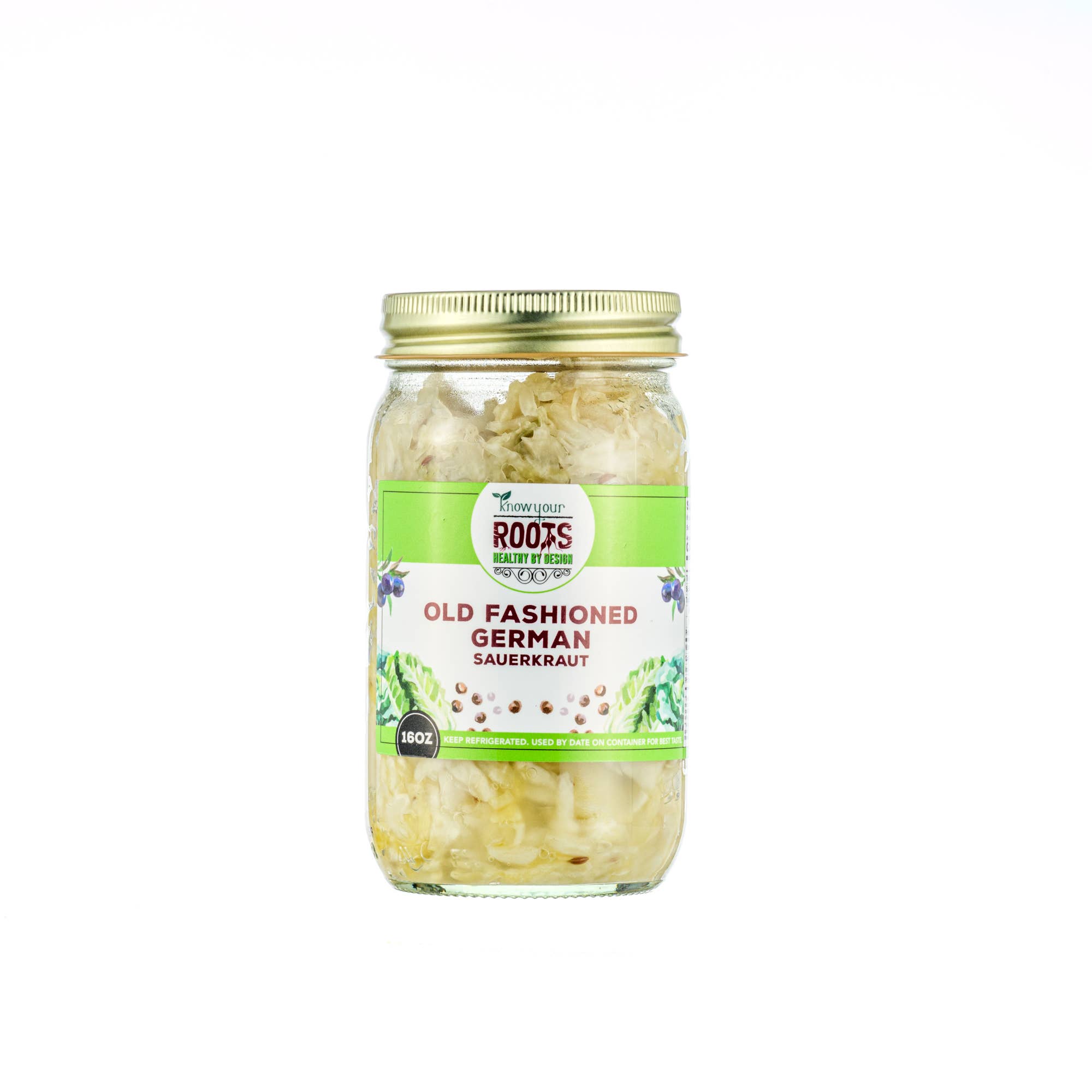 Knonw Your Roots Pickles - Wholesale Pickled Vegetables - Old Fashioned German Sauerkraut (requires refrigeration)