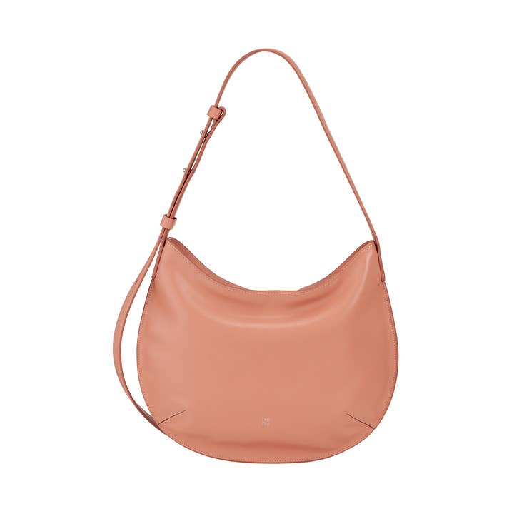 Sac Hobo en cuir pour femme Dudu Medium à fermeture éclair Rose Flamant pour la vente par dudu
