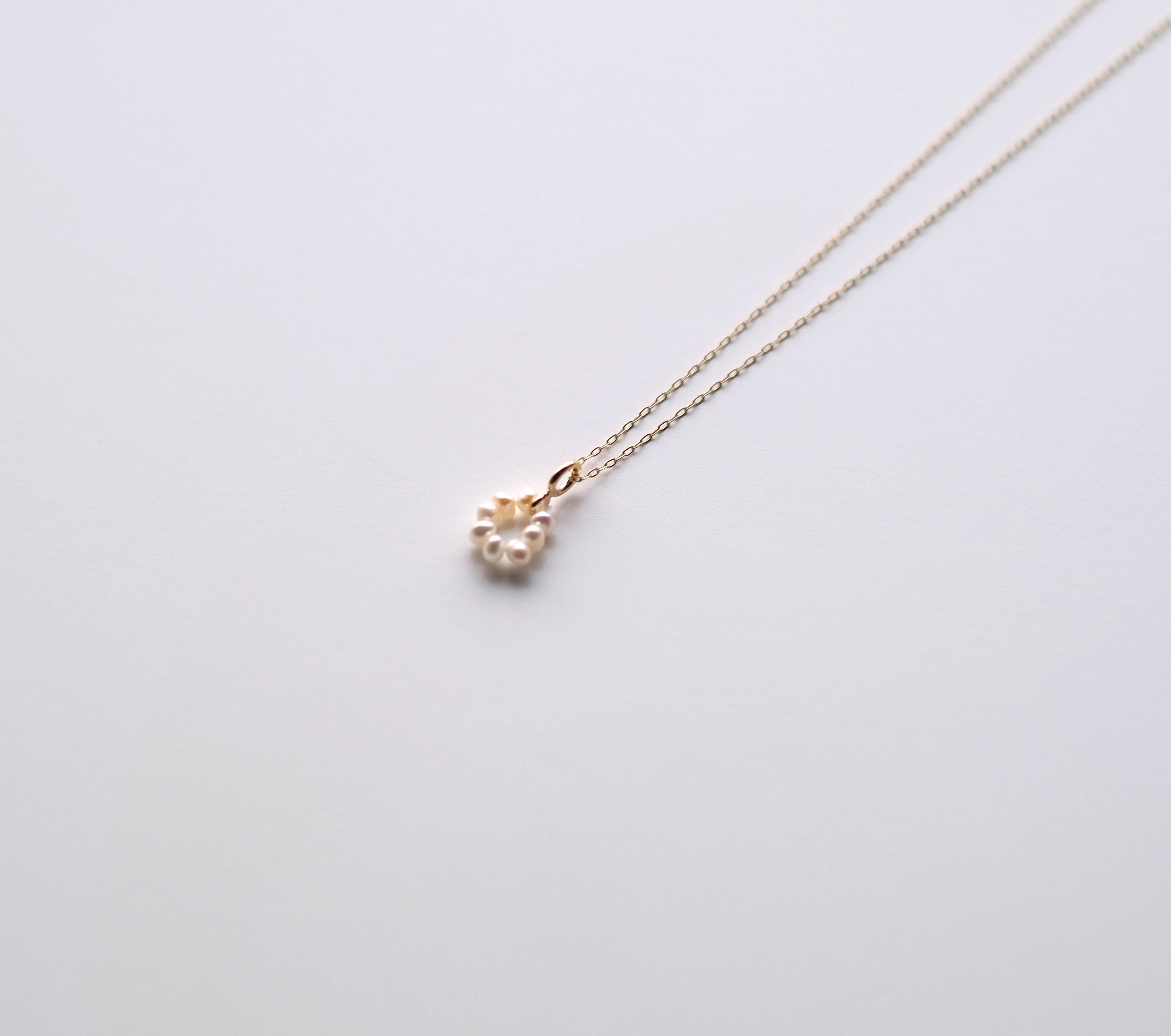 Object Flux - Wholesale Pendant/Charm Necklace - Gemstone Flower Pendant on 14K Gold Chain Necklace3