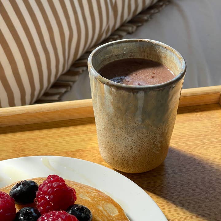 Sass & Belle Europe - Wholesale Insulated Mug/Tumbler - Reactive Beaker - Sand1