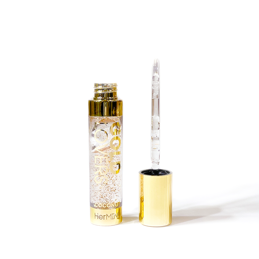 SM Beauty LLC - Wholesale Lip Gloss - Hermine Gold Lovers Sparkling Clear Lip Gloss1