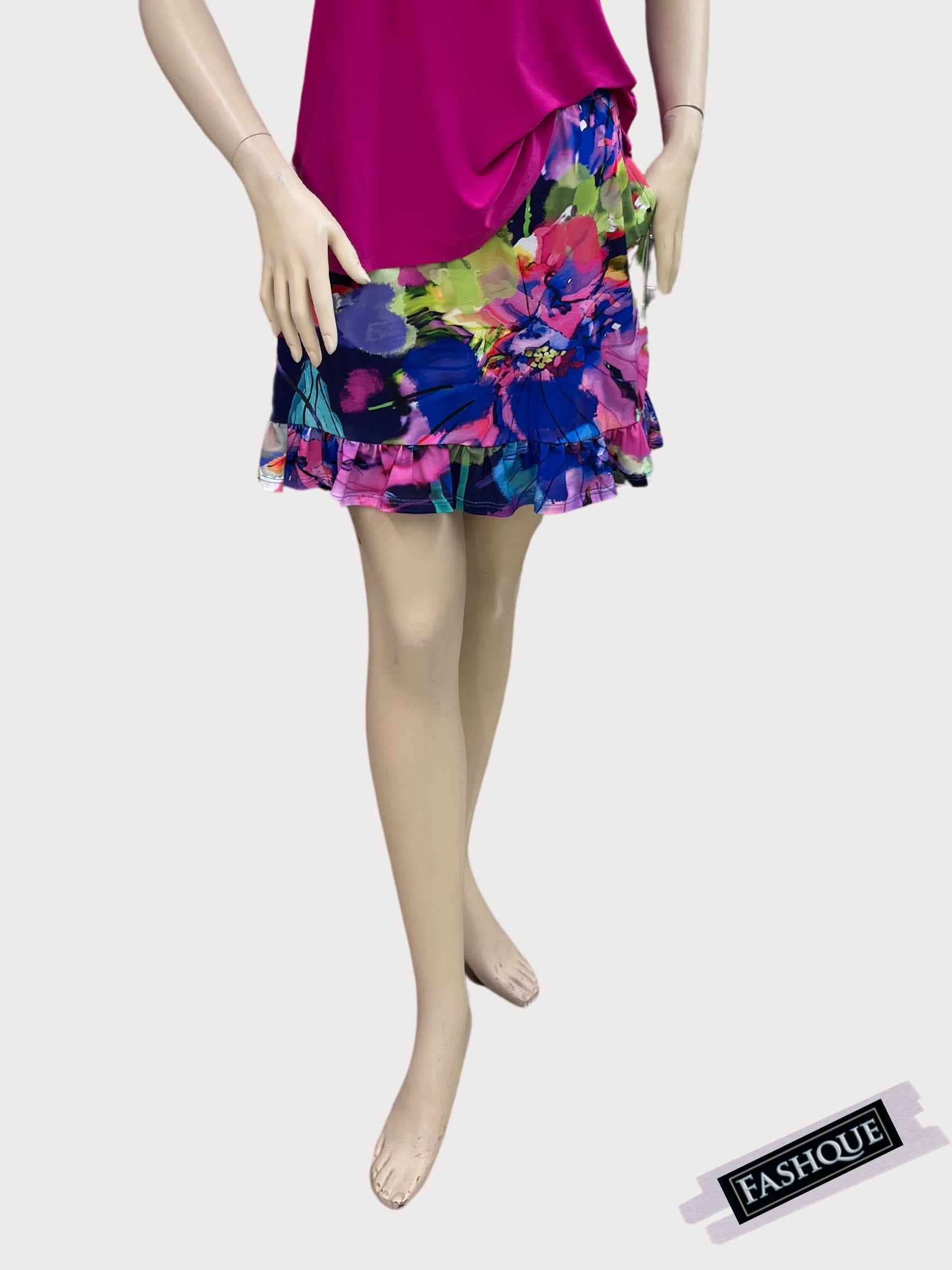 Fashque Designs - Vendita all'ingrosso Gonna pantalone - Donna - Gonna da golf da donna con volant sul fondo e tasche - SK20149