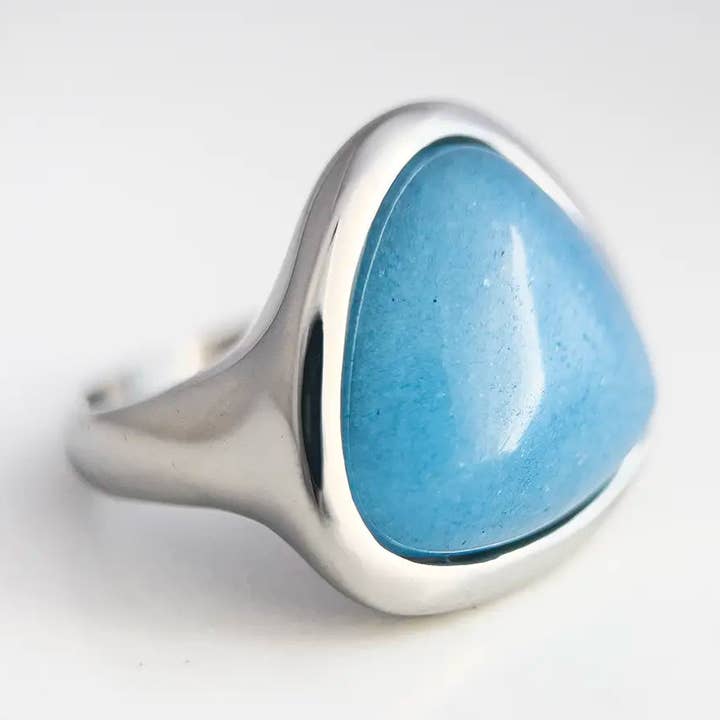 'silver tide'-ring voor wholesale door kaimi