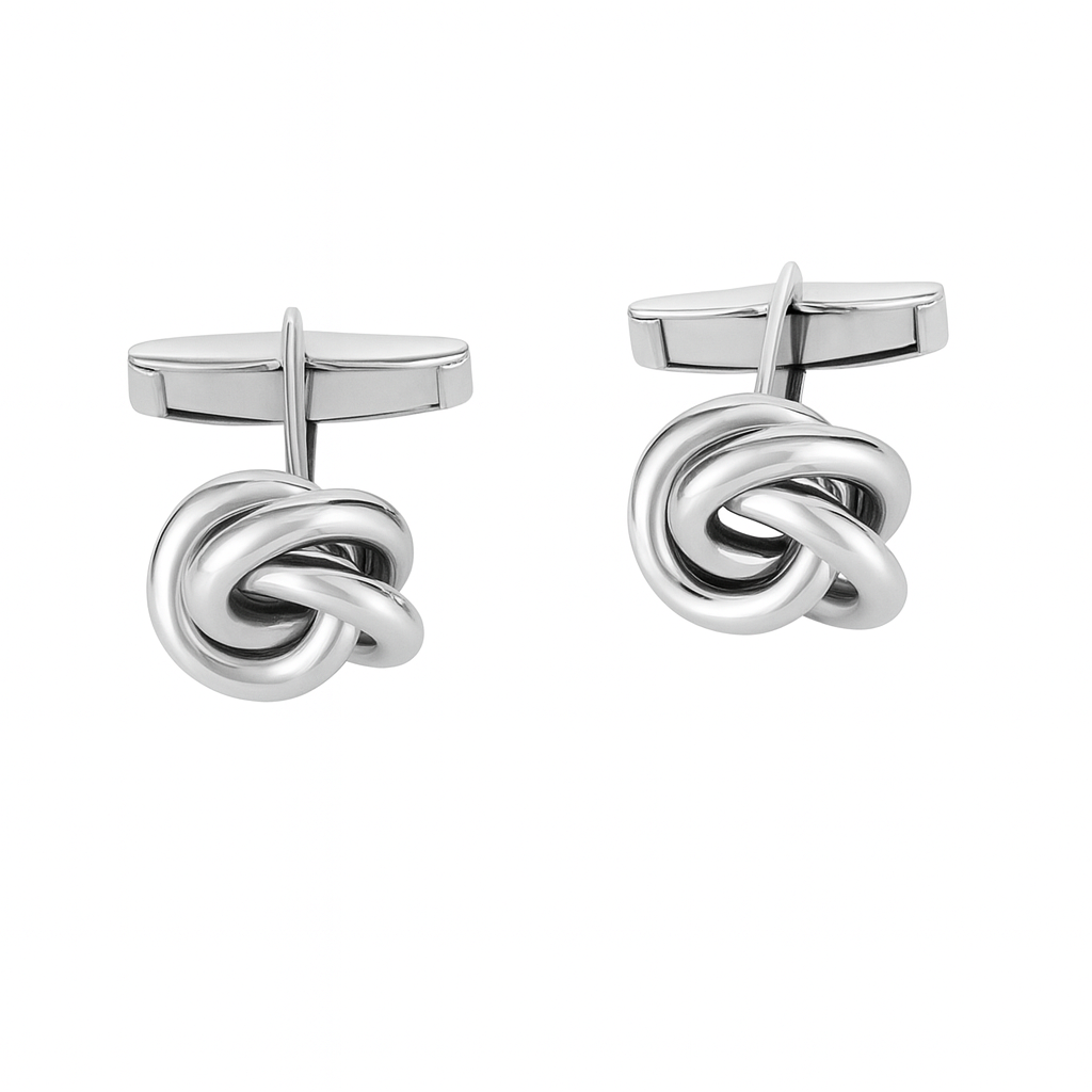 De Mexico – wholesale Cufflinks – Sterling Silver Tubed Circular Cufflinks0
