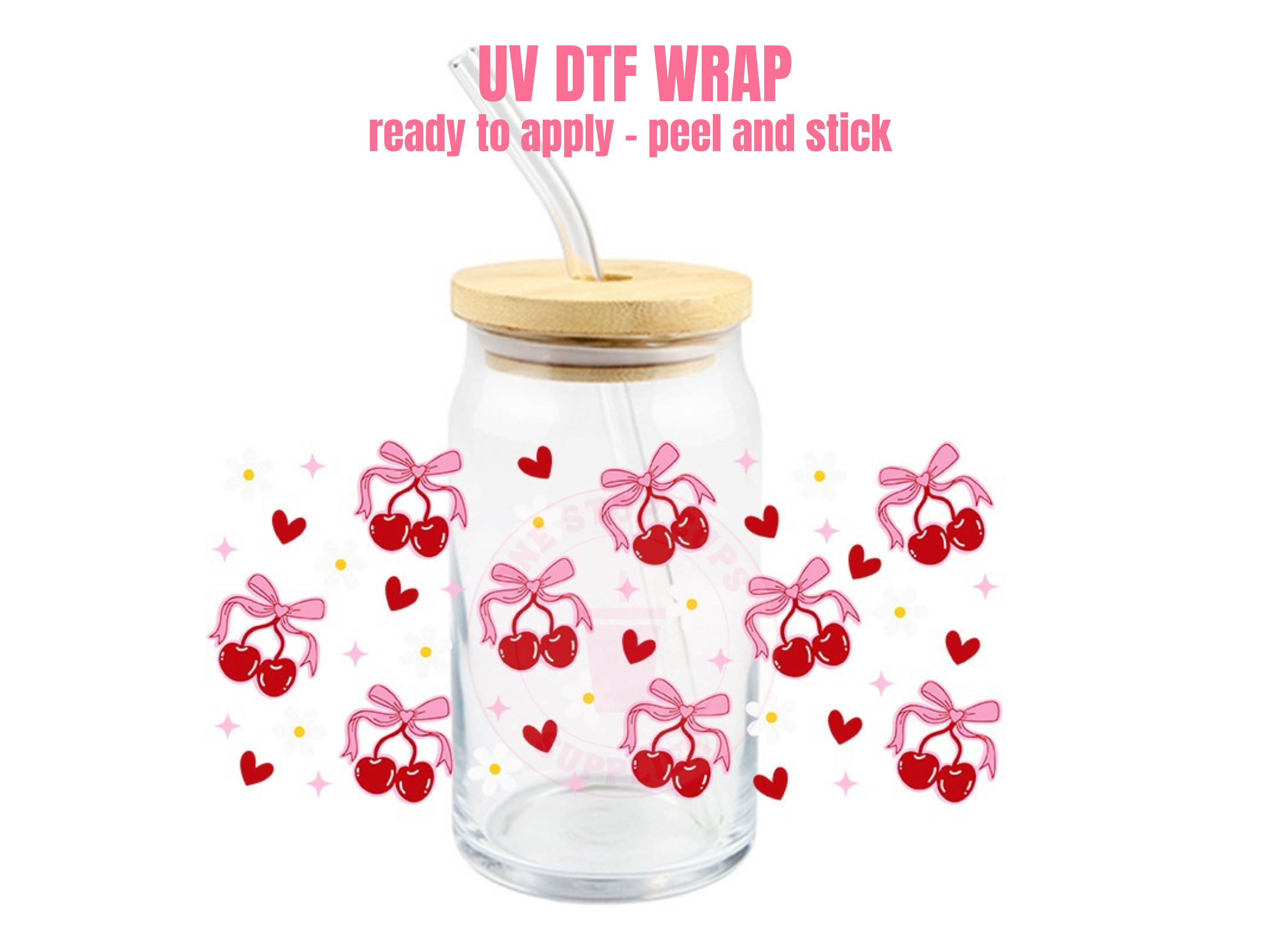 One Stop Cups - Wholesale Sticker - UV DTF CUP WRAP F #3910