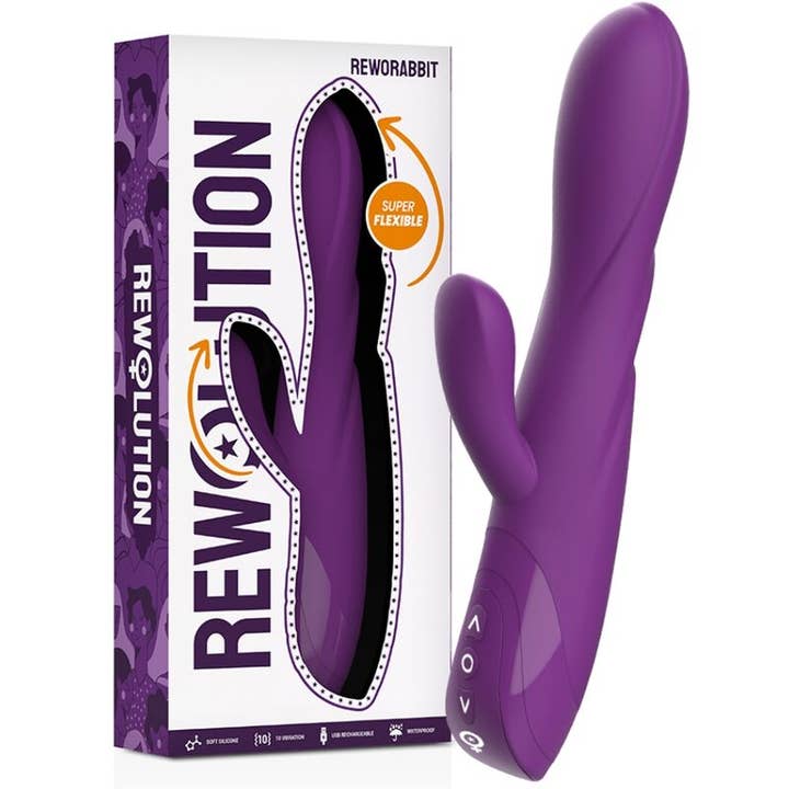LOVERS - SHOP - Wholesale Seksspeeltje - FLEXIBELE VIBRATOR MET KONIJN - 100% VEGANISTISCH4