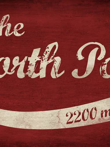 The North Pole, holiday poster print for wholesale by Keep Calm Collection