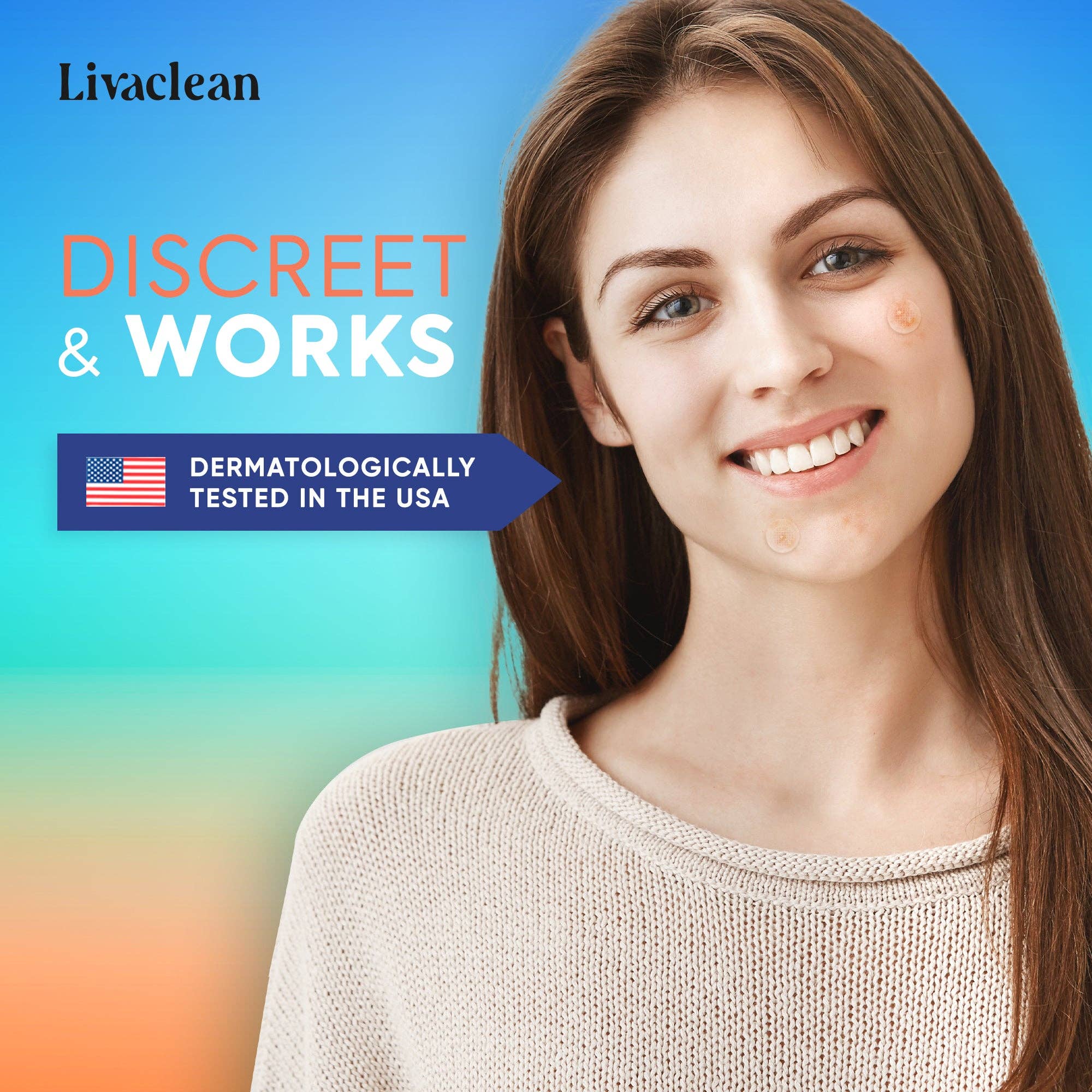 Livaclean - Vente Patch contre l'acné/hydrocolloïde - Patchs anti-boutons à micro-aiguilles 18 ct Patch hydrocolloïde Traitement des imperfections6