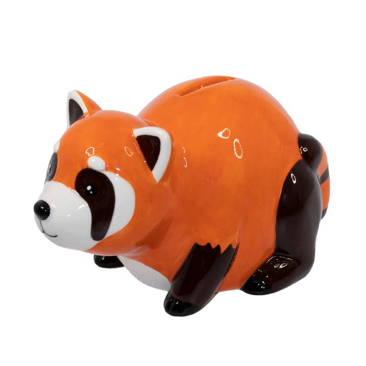 Crockery Critters Ceramic Money Box - Red Panda for wholesale by Deluxebase