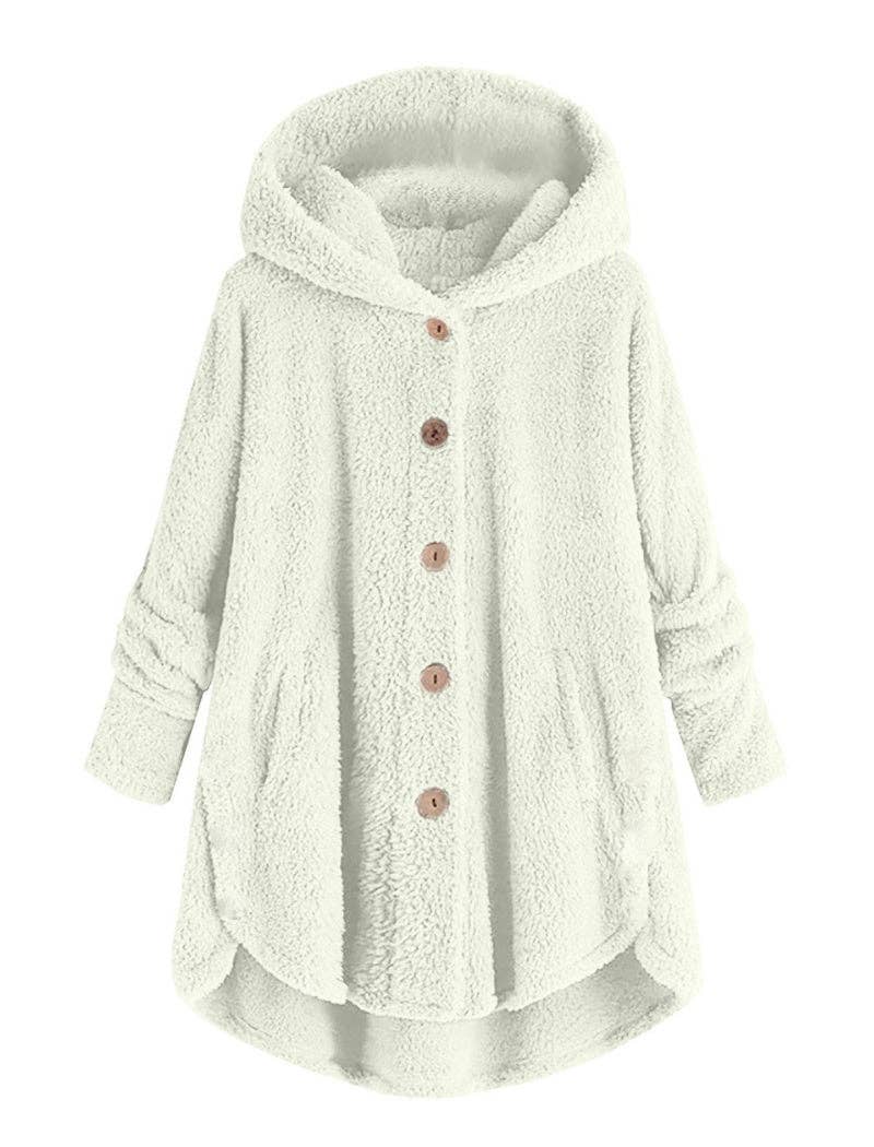 safistyle – Großhandel Jacke – Damen – Knopf-Hoch Gemütliche Kapuzenjacke1
