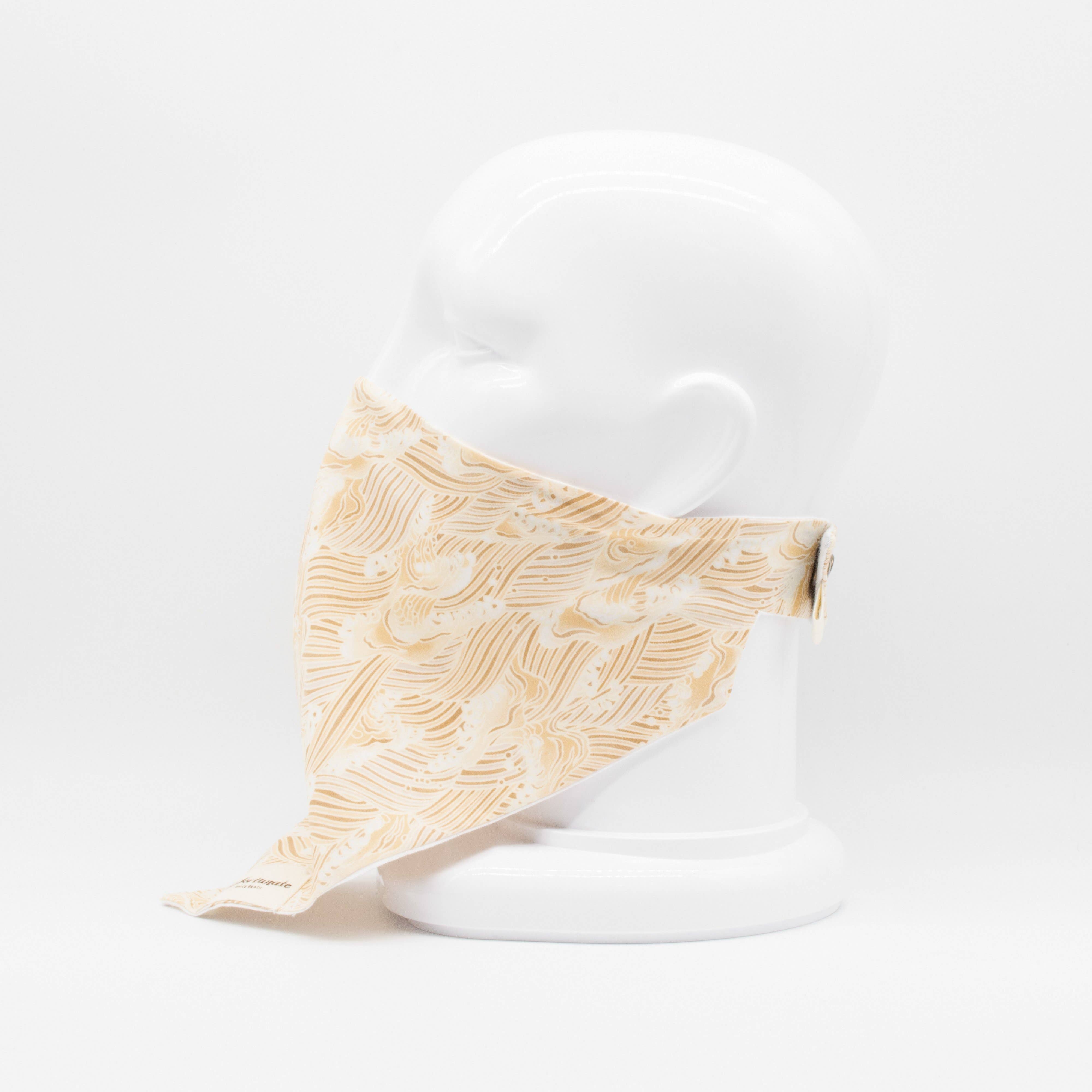 Maskdanna by Califortunate - Wholesale Non-Medical Disposable Mask - MASKDANNA WAVES SAND1