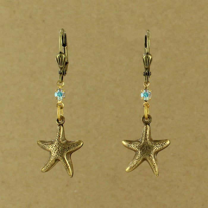 Sadie Green's Jewelry - Vendita all'ingrosso Orecchini pendenti - Orecchini Starfish 490-STM2