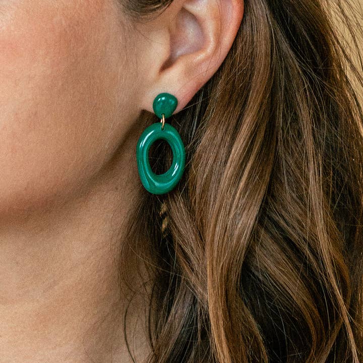 Van Schaaijk Studio - Wholesale Dangle Earrings - Earrings Elin - Blueberry2