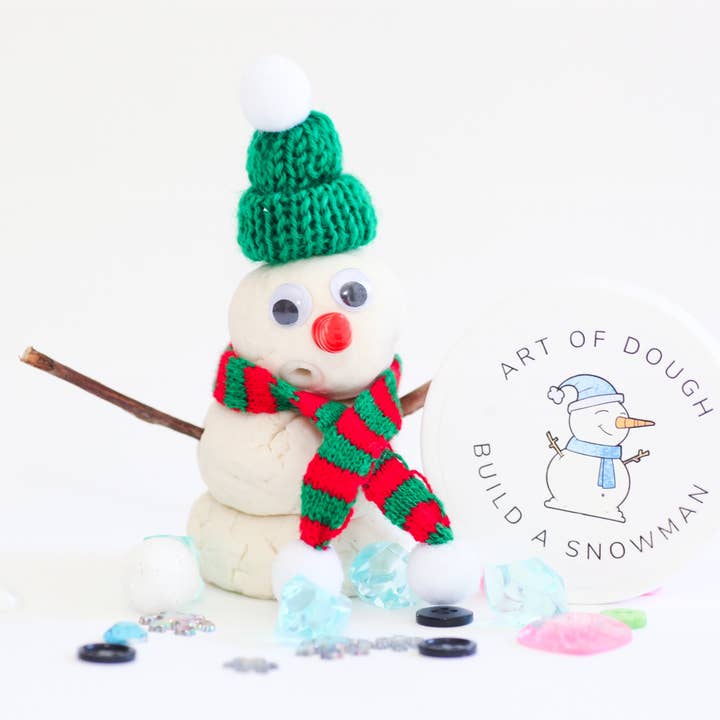 Art of Dough - Wholesale Putty/Slime - Kids - Build a Snowman Sensory Jar0