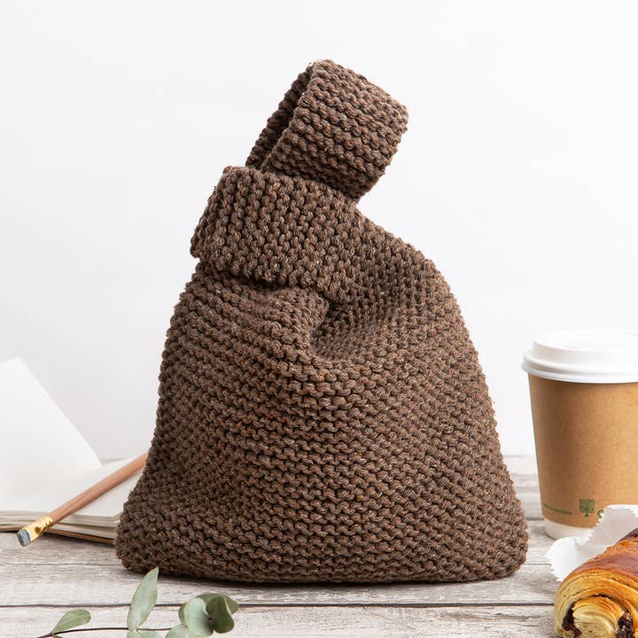 Medium Knot Bag Easy Knitting Kit for wholesale by Wool Couture Company