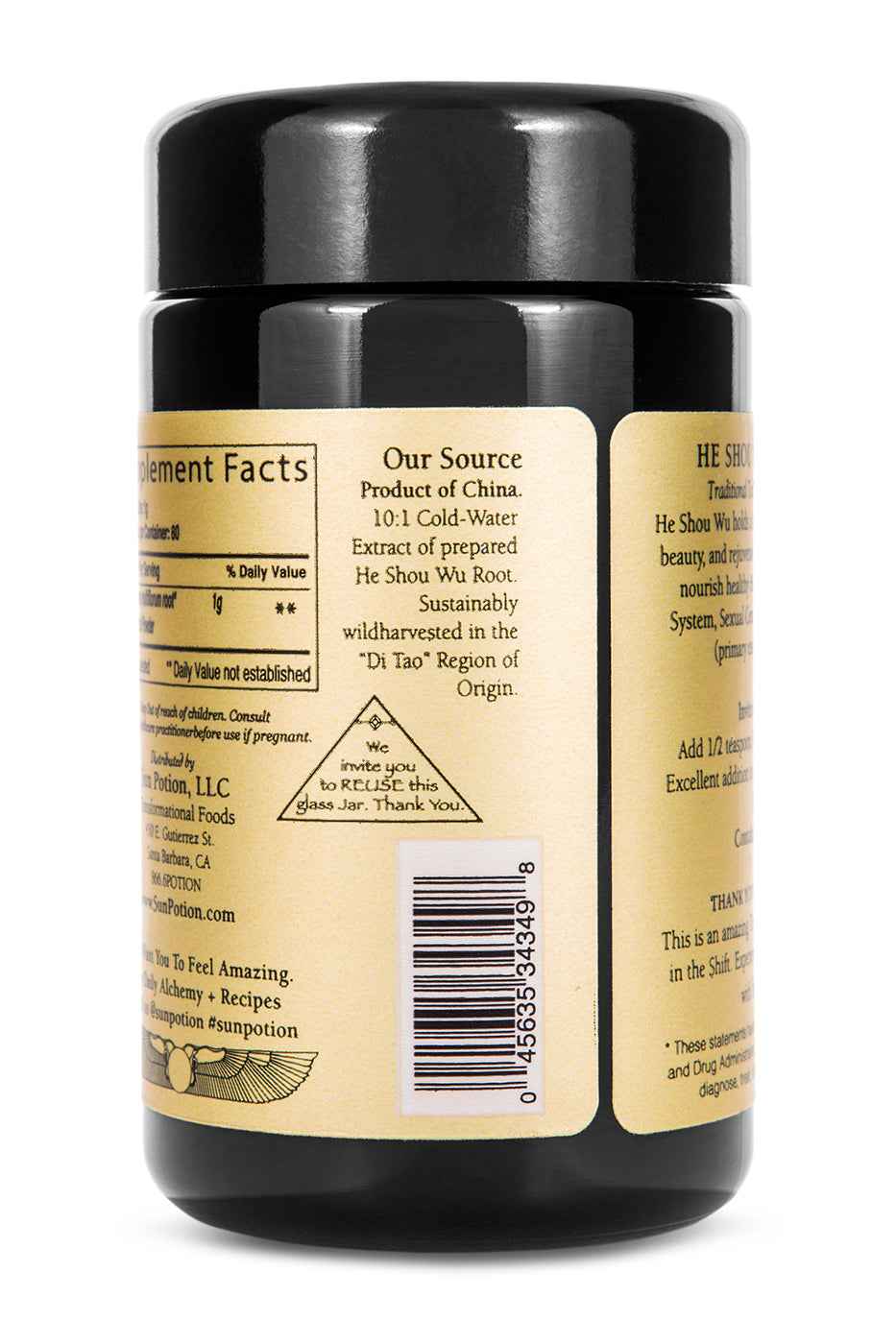 Sun Potion - Wholesale Protein/Superfood Powder - He Shou Wu (Wildcrafted)5