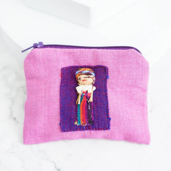 Upavim Crafts - Wholesale Coin purse – Women’s - Worry Doll Coin Purse & Worry Keeper