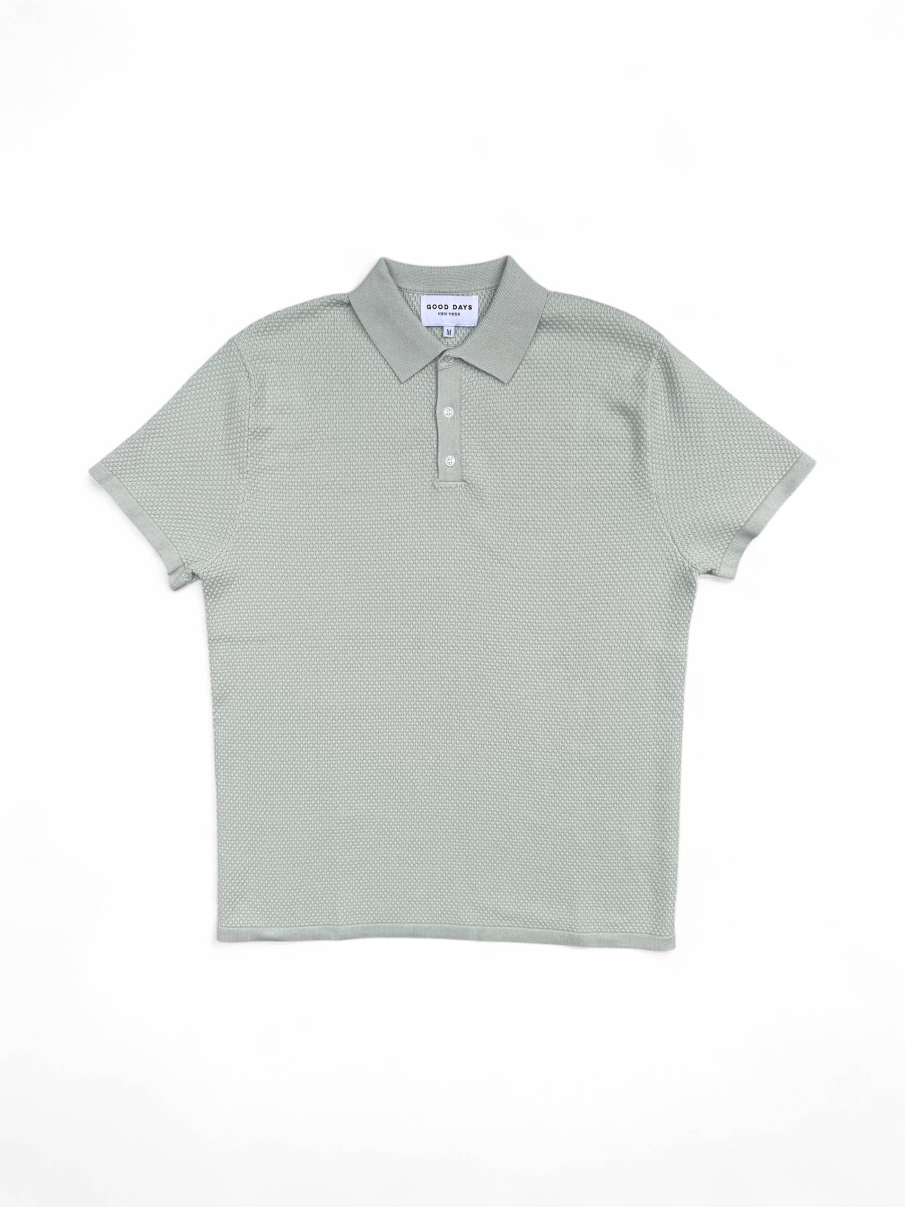 Good Days - Wholesale Polo - Unisex - Harbor Knit Polo - Sage9