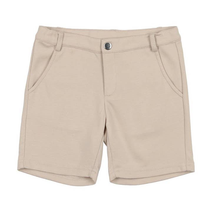 Tan Stretch Shorts for engroshandel hos Cuddle and Coo