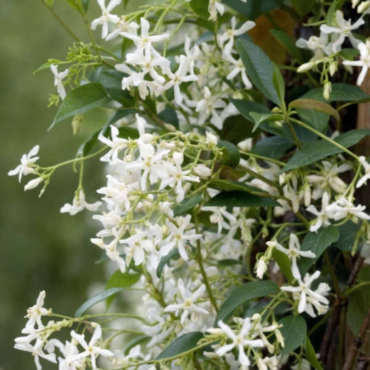Oasis of Life - Wholesale Live Plant - Star Jasmine – 3 Plants – Trachelospermum jasminoides – Height 25–40cm – Ø9cm – Evergreen Climbing Plant with Fragrant White Flowers – Hardy & Easy to Care for – For Garden, Terrace & Balcony3