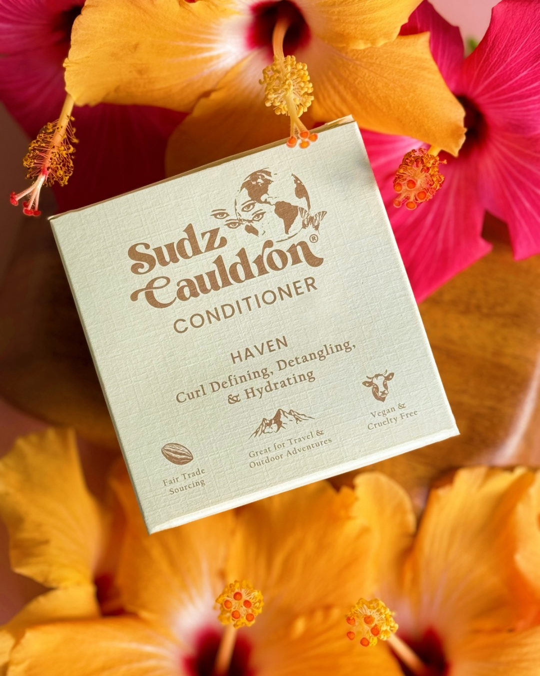 Sudz Cauldron - Wholesale Hair Conditioner - Haven Solid Conditioner Bar for Curls – Hydrate & Detangle 3